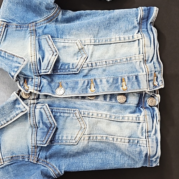 U.S.POLO JEANS ' JEAN JACKET UNISEX  SIZE 3/4 KIDS - Picture 4 of 8